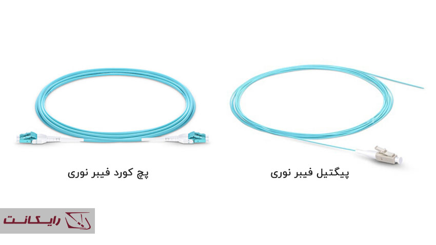 تفاوت پیگتیل فیبر نوری و پچ کورد فیبر نوری